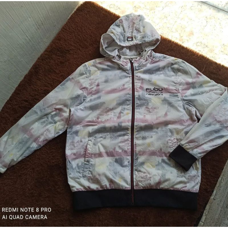 Jaket second murah Fubu Fullprint Jacket 2nd.used.PL