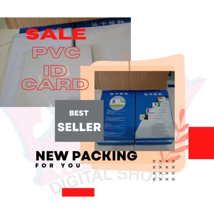 

PVC ID CARD 50 SETT KERTAS PVC BAHAN ID CARD