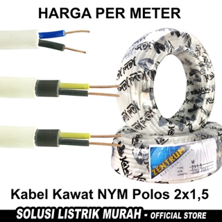 KABEL NYM 2X1.5  Kabel Listrik Polos Kawat