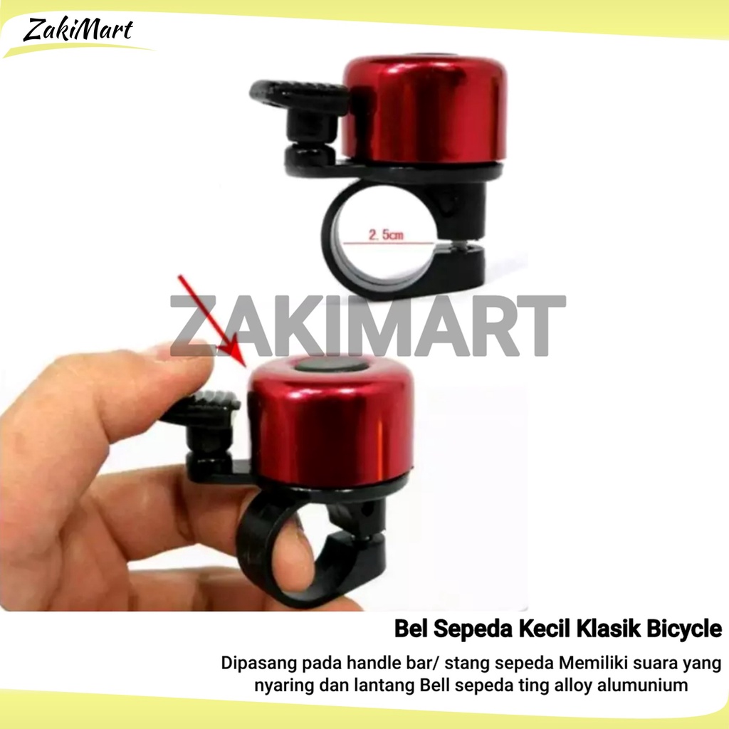 Bel Sepeda Kecil Klasik Bicycle Bell Aksesoris Sepeda Bel Sepeda Ting