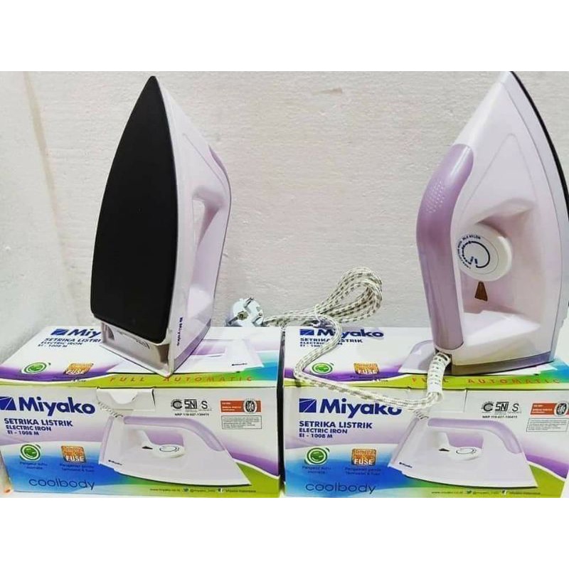 Setrika Miyako/gosokan baju/setrika