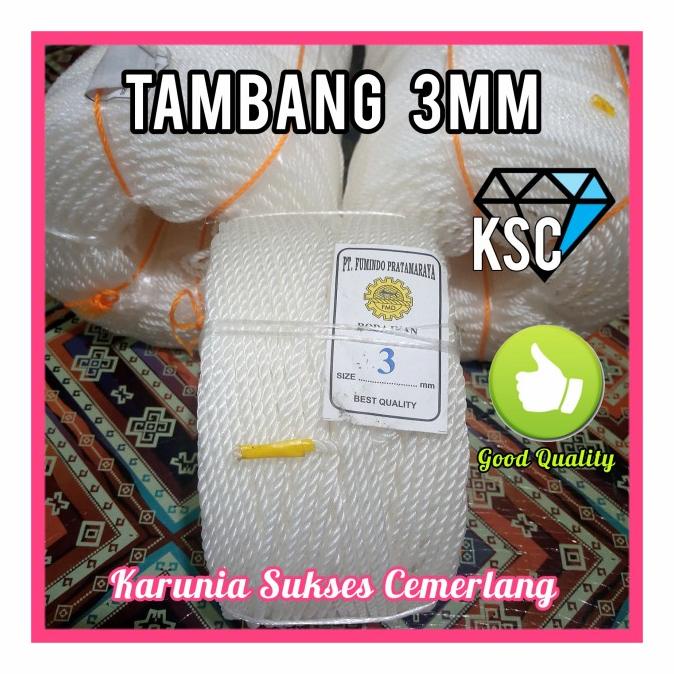 TALI 3MM GOOD QUALITY / TAMBANG 3MM / TAMPAR / TALI PLASTIK 3MM