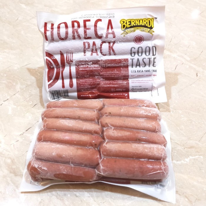 

BERNARDI SOSIS SAPI / BEEF BREAKFAST SAUSAGE HORECA PACK 500g