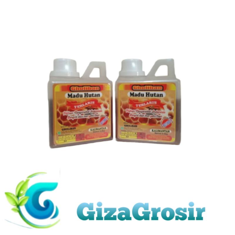 

Madu KLM Kalimantan Gholiban 500Gram original Botol Timbul Huruf Gholiban