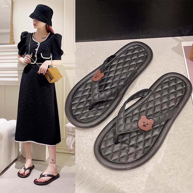 AND / COD / Sendal Selop Wanita Import Sendal Jepit Wanita Murah Slippers Wanita Sandal Kasual Fashion Cewek Korea Style SPT-37