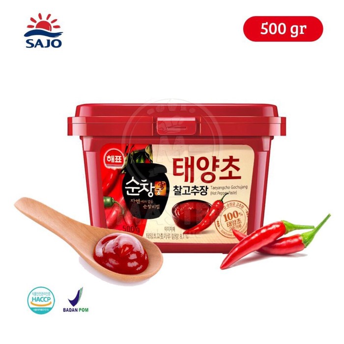 

NEW Sajo Gochujang 500 Gram | Korean Hot Pepper Paste | Sambal Korea