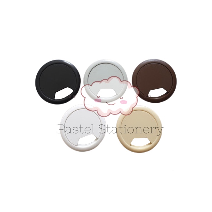 

Tutup Lubang Kabel Bulat Plastik - Groumet Grommet Gromet Cable Meja