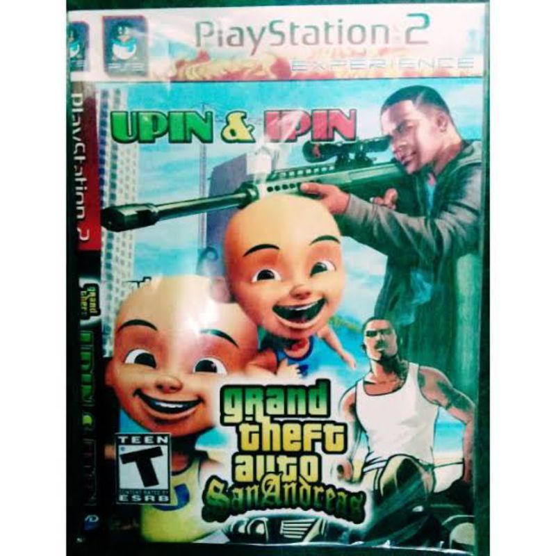 Kaset CD DVD Game PS2: GTA UPIN IPIN