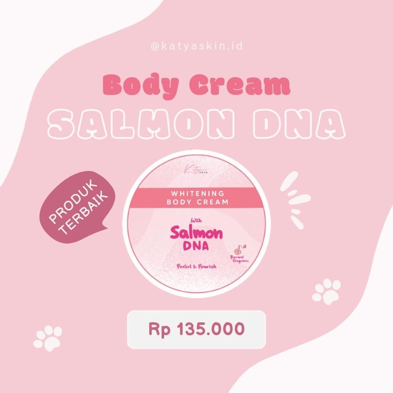 Whitening Body Cream with DNA SALMON