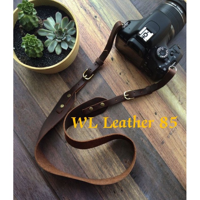 Tali kamera kulit/strap kamera kulit asli