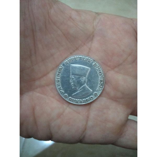 koin Sukarno 50 sen thn 1962 kondisi bagus