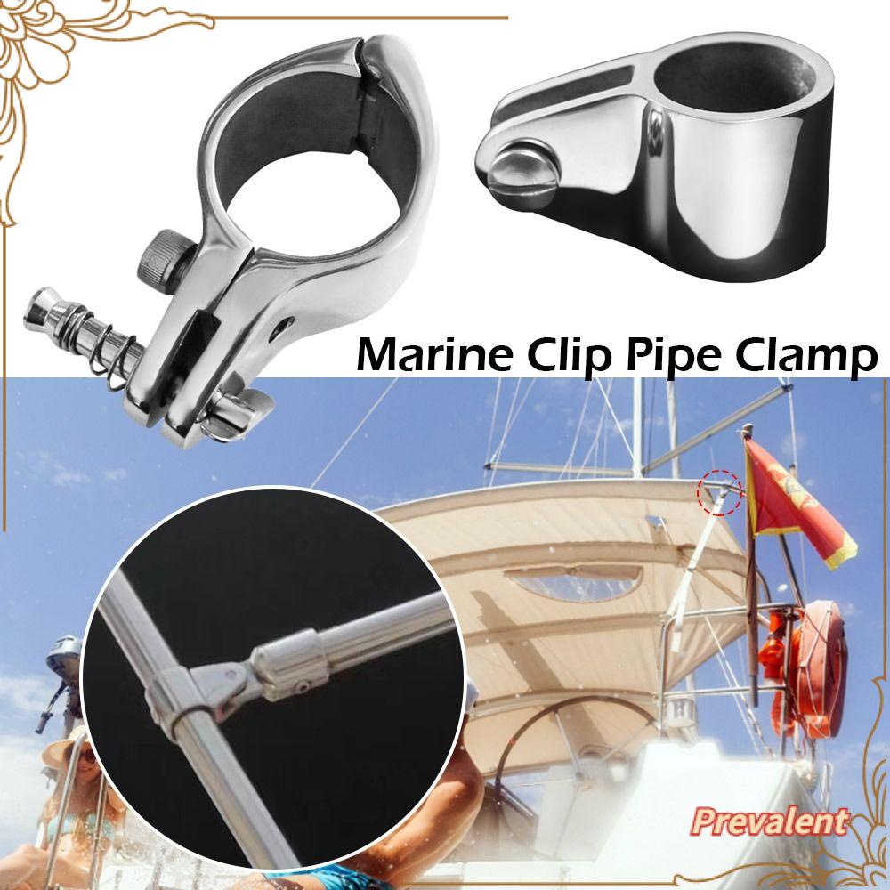 Preva Marine Clip Pipe Clamp Pelindung Matahari Tahan Lama Hardware Boat Top Hinged