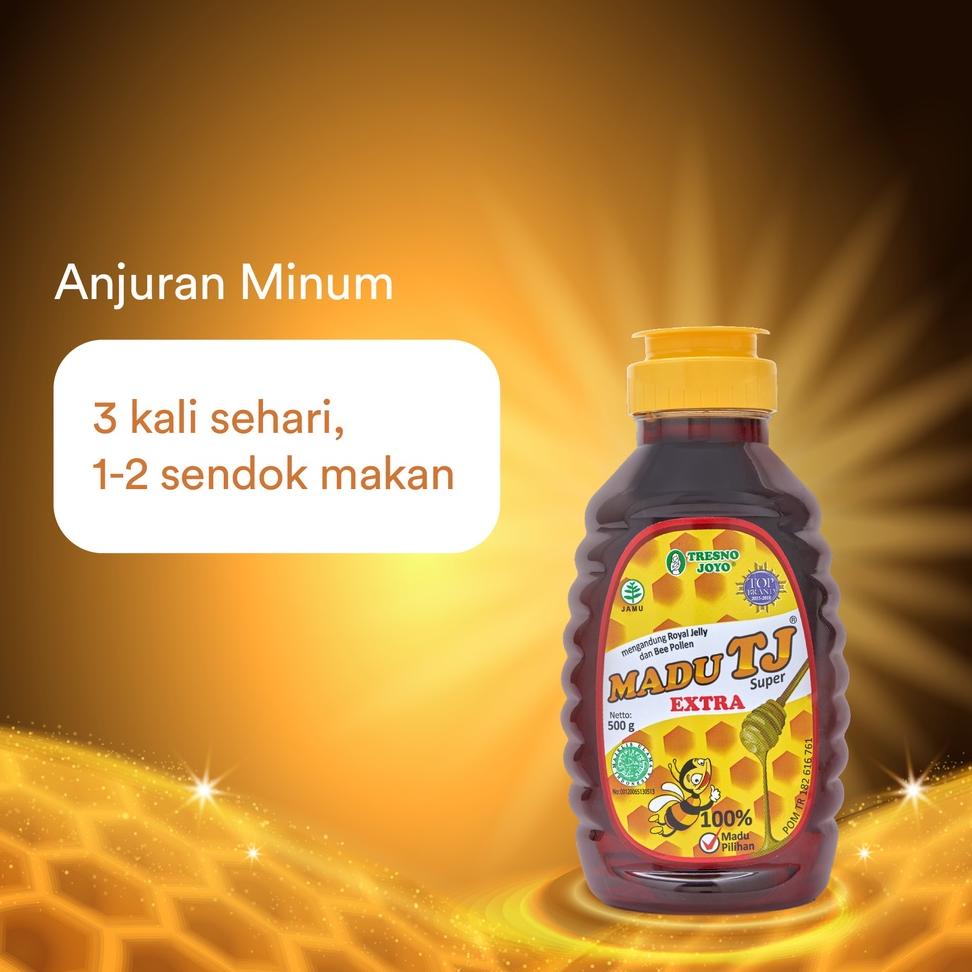 

[KODE 9LB] Madu TJ Super 500 gr ( dengan tambahan Royal Jelly dan Bee Pollen)