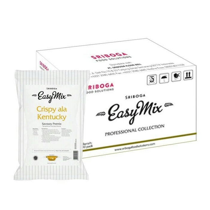 

Tepung Crispy Ala Kentucky easy mix sriboga tepung bumbu ayam kentucky