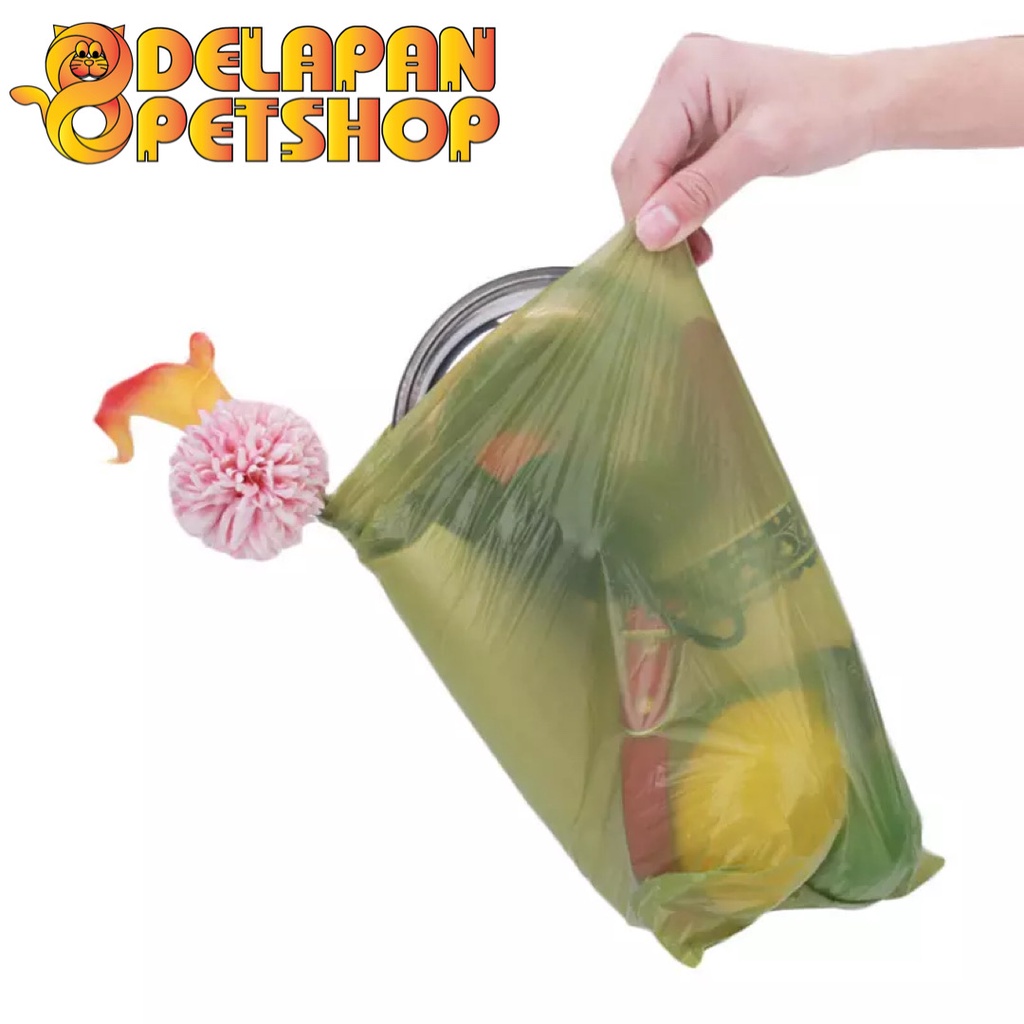 BIODEGRADABLE ORGANIC PET WASTE BAGS Plastik Pup Organik Ramah Lingkungan untuk Anjing