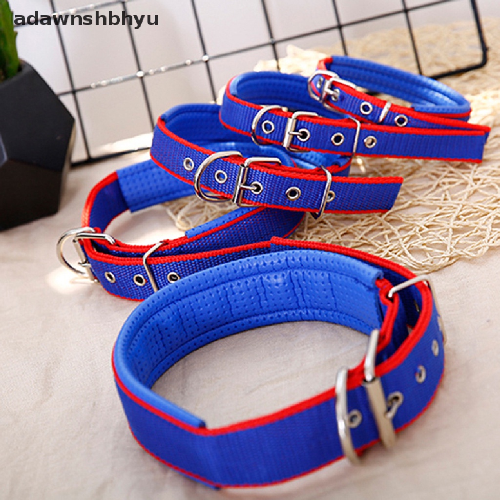 Adawnshbhyu Nylon Dog Collar Untuk Anjing Kecil Sedang Besar Teddy Keji Pitbull Bulldog Beagle ID