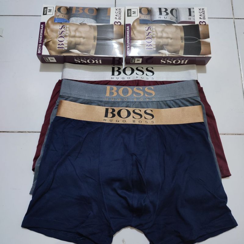 PROMO!! 3PCS - Celana Dalam Pria Boxer | CELANA PENDEK LAKI LAKI | BOXER MOTIF DEWASA | KOLOR PRIA IMPORT PREMIUM