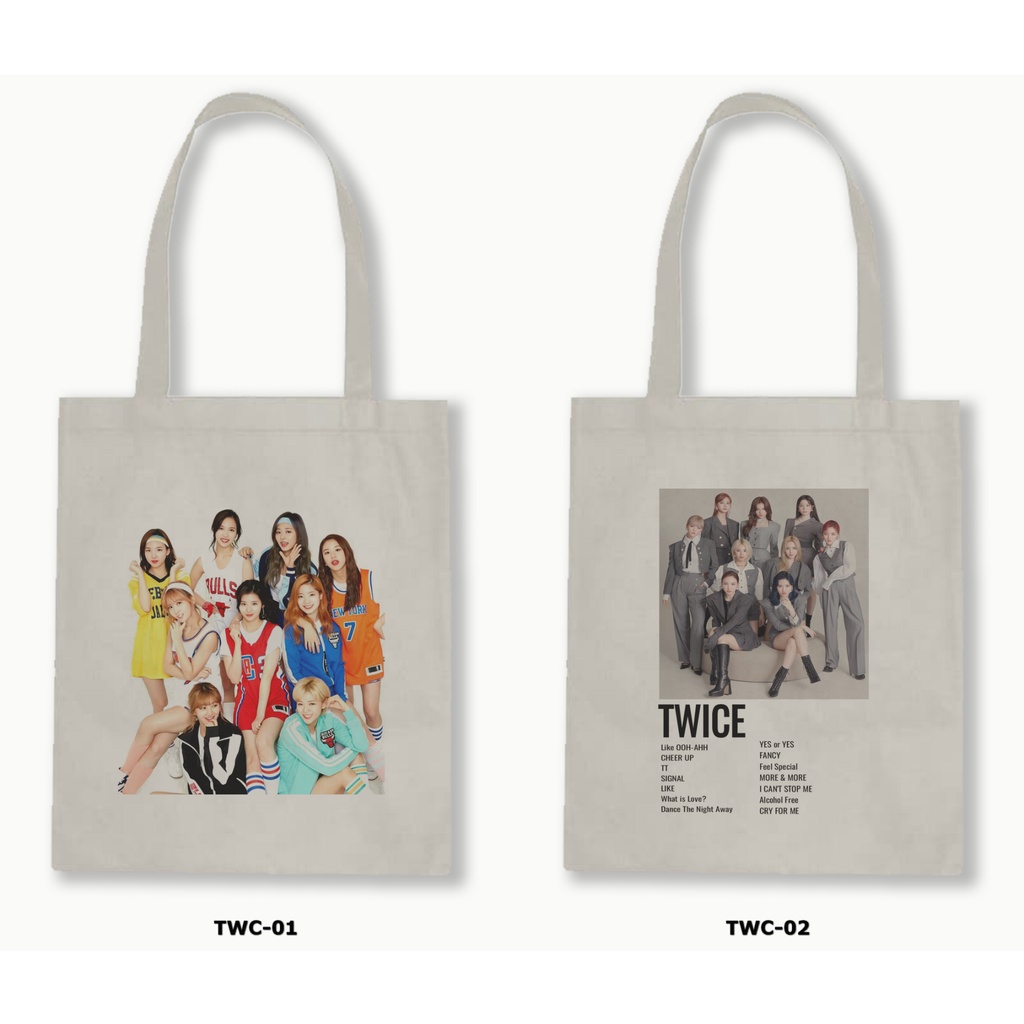 TOTE BAG BLACU - KPOP / TWICE