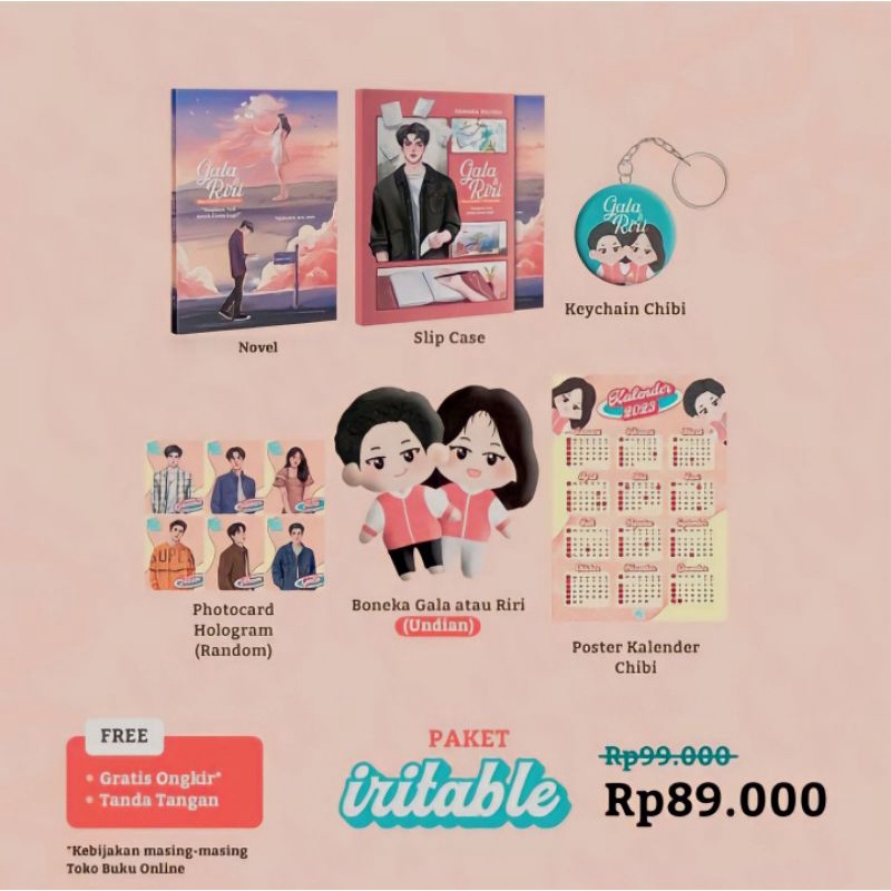 

Preloved Novel Gala Riri masih segel