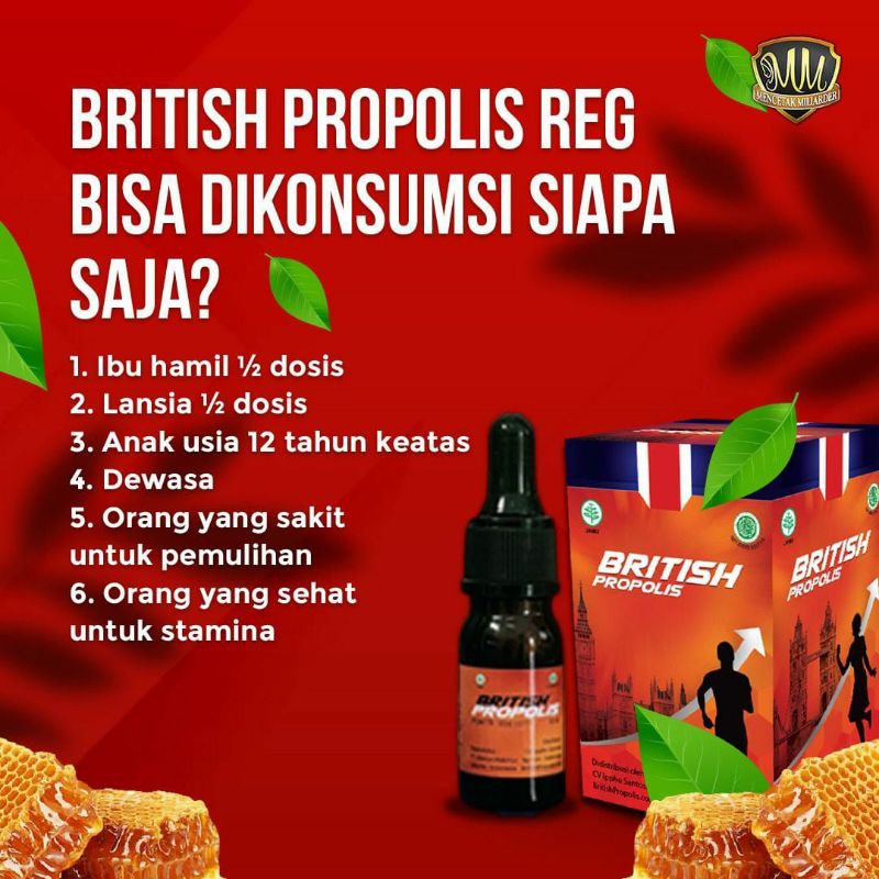 British Propolis BP Khusus Dewasa isi 6 ml Harga Terjangkau
