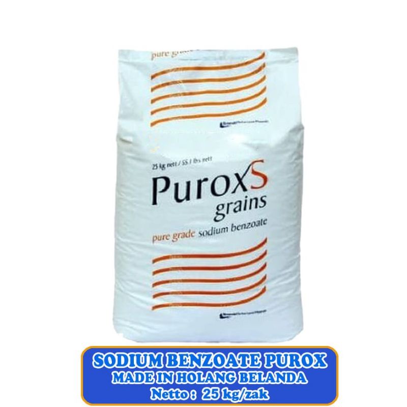 

SODIUM BENZOATE PUROX Holland 1kg - belanda