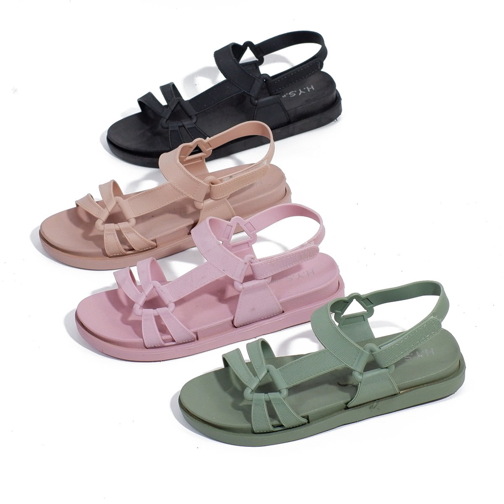 Sepatu sandal import wanita dewasa sepatu sendal cewek korea 0912 12bhys 37-41