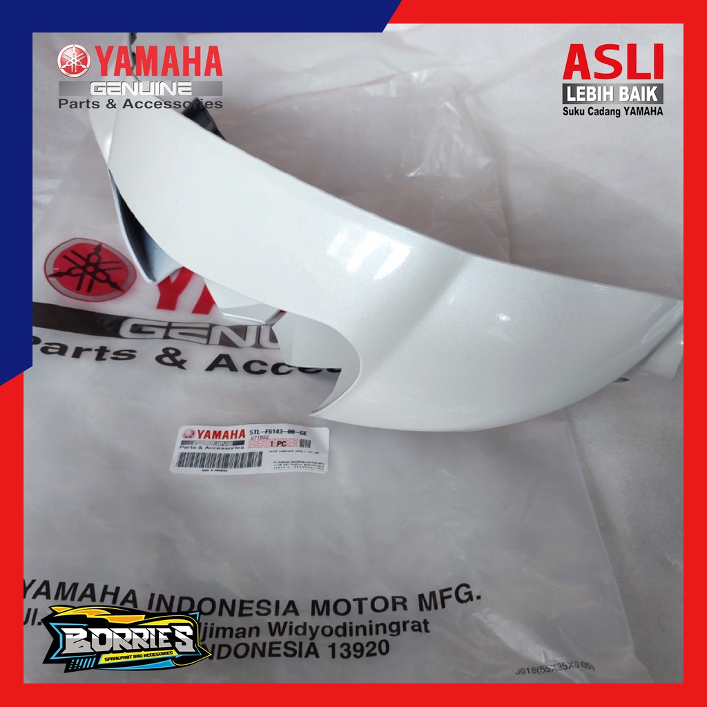 Cover Batok lampu Depan YAMAHA Mio Sporty lama Old putih ORIGINAL 5TL-F6143-00-GE