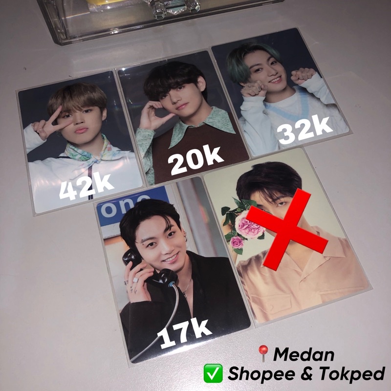 MPC PTD Jungkook Telepon 1/8, MPC Love Yourself RM Namjoon Bunga, MPC Sowoozoo Swz Taehyung Tae Jimi