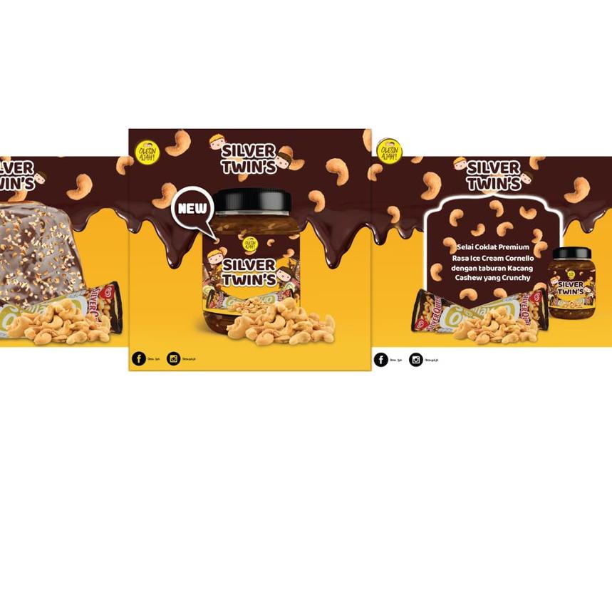 

GRATIS ONGKIR✅Selai Silver Twin'S 200Gr - OlesinAjah - Homemade|RA9