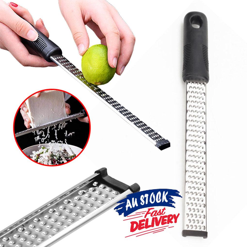 Cheese Grater Handheld Lemon Zester Stainless Alat Parut Keju Dapur Gadget