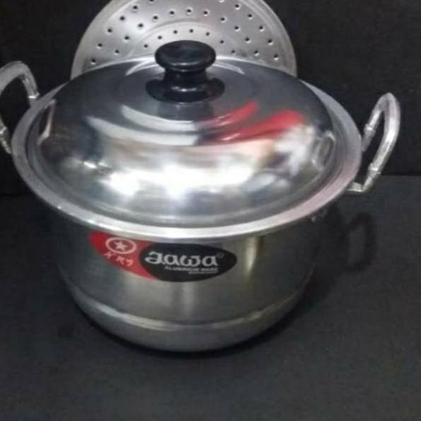 Grosir Sekarang Langseng Jawa No 20 / Langseng Kecil /  SG 20 / Aluminium / Dandang / Panci Kukus / 