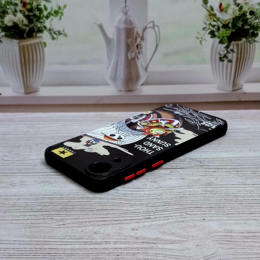 Casing Samsung SM-A032 Fuze Case Gambar Kartun One Piece Thousand Sunny Luffy Samsung Galaxy A03 Cor