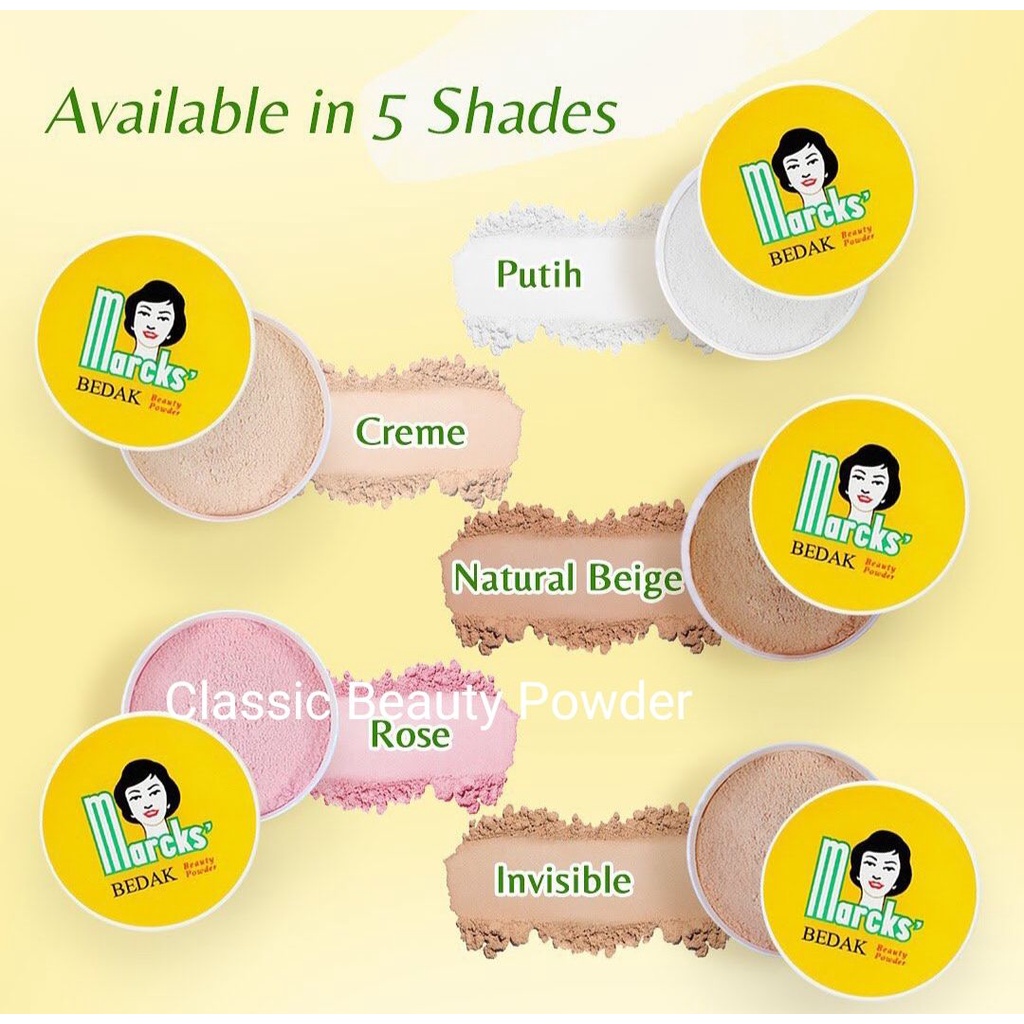 MARCKS' Bedak Classic 40gr Marcks