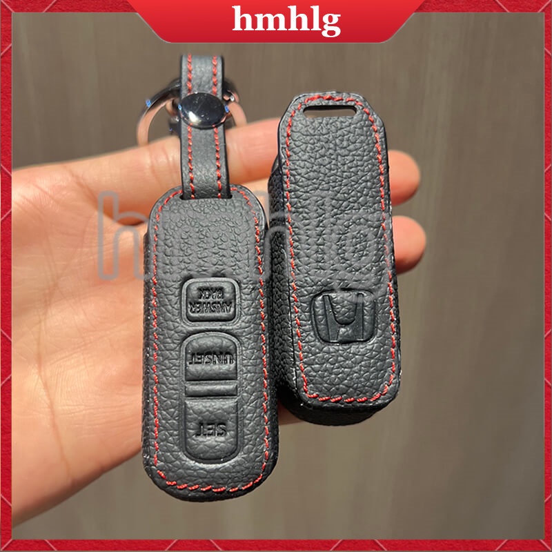 Case Holder Kunci Remote Mobil Keyless Bahan Kulit Untuk Honda Scoopy Vario PCX Monkey125 Motor Scooter Smart Motor Key Cover