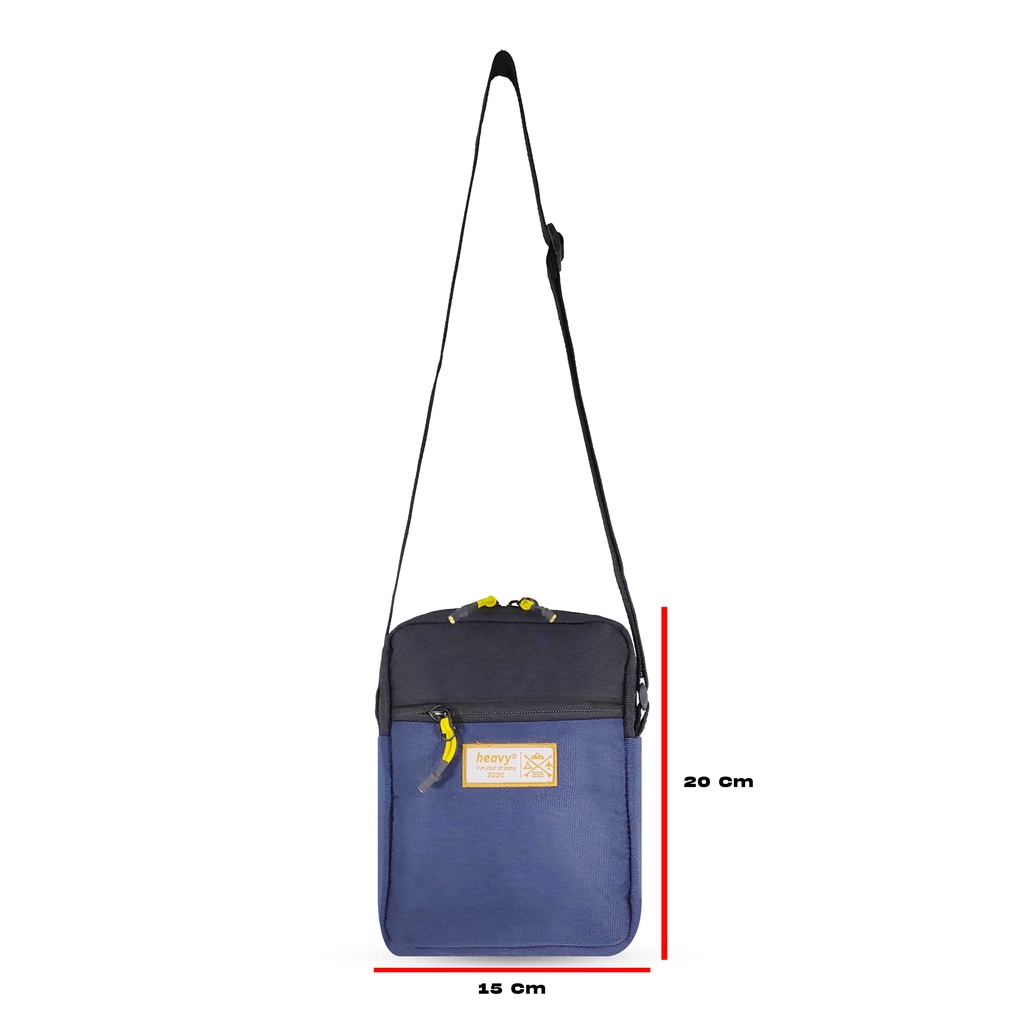 Tas Slingbag Pria Casual Heavy Premium . Tas Selempang Heavy . Tas Selempang Pria