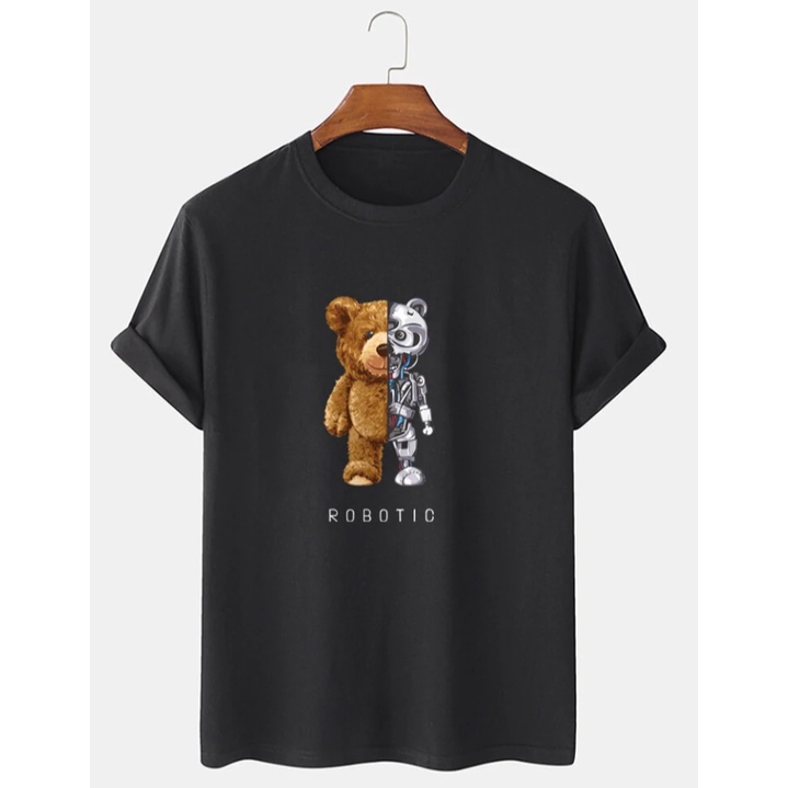 COD KAOS COWOK CEWEK DISTRO FouRD 4D MOTIF BONEKA ROBOTIC KAOS COWOK CEWEK COTTON COMBED 30S KAOS KE