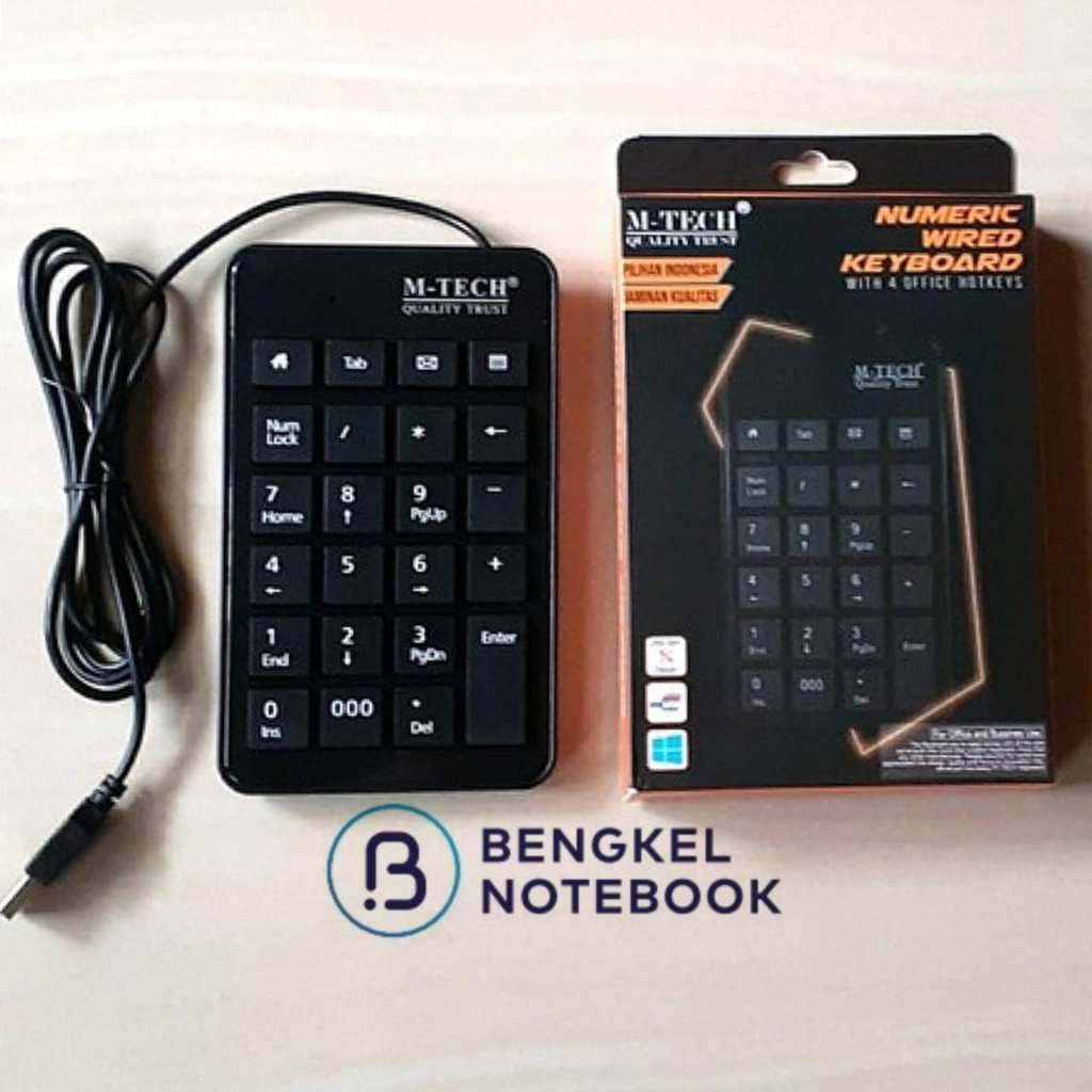 Keyboard USB Numeric Numpad Angka M-Tech