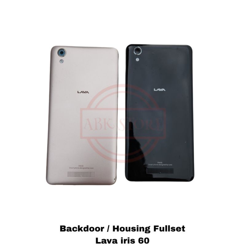 TUTUP BELAKANG BACKDOOR BACKCOVER BACK CASING LAVA IRIS 60 HOUSING FULLSET