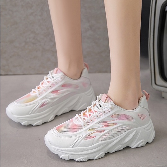 Sepatu Sport Wanita Korean Style Sneakers Kasual Perempuan Import Sneaker Fashion Cewek Terbaru SP-227