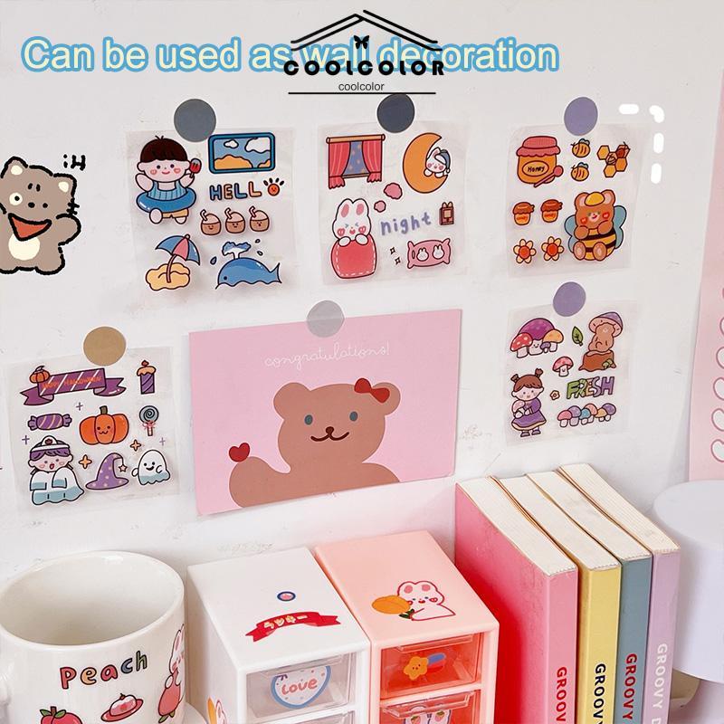 COD❤️20pcs Stiker Kartun Lucu Untuk Dekorasi Notebook DIY Sticker Stationady- cl