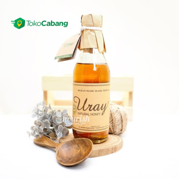 

Madu Uray / Madu Lebah Hutan / 100% Natural Raw Honey 330ml - TC