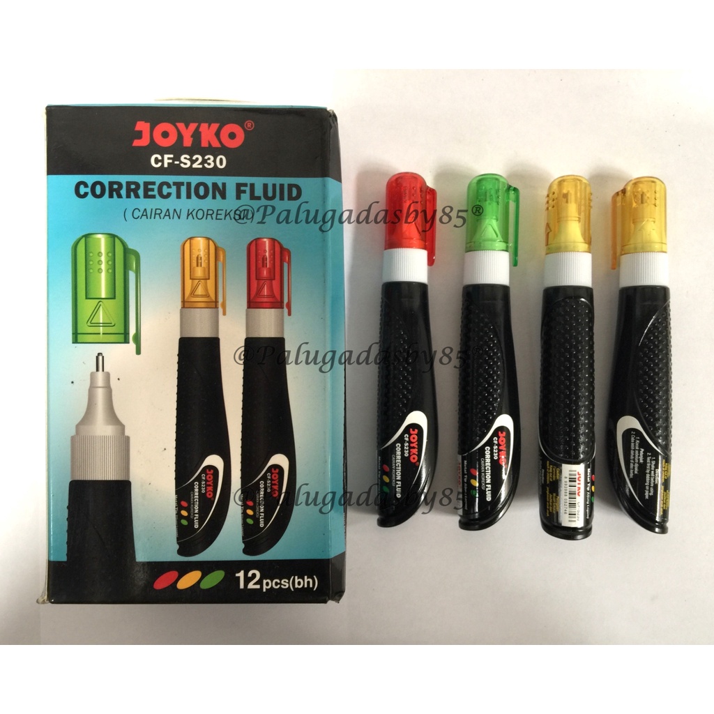 

Correction Fluid JOYKO CF-S230 (1 Biji) / Correction Fluid Cairan Koreksi Penghapus Cair Joyko CF-S230 / Tipe X Joyko CF-S230 / Joyko CF S230 / Joyko CFS230 / Joyko CF-230