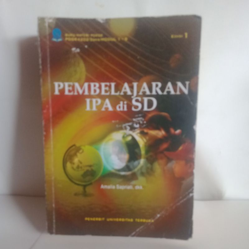 buku pembelajaran IPA di SD pengarang Amalia sapriati dan kawan-kawan