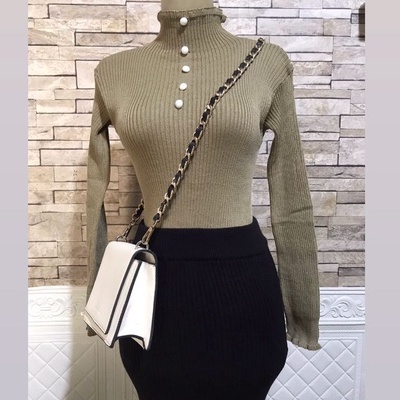 Turtleneck Tiara/Turtleeck wanita/iner tangan panjang