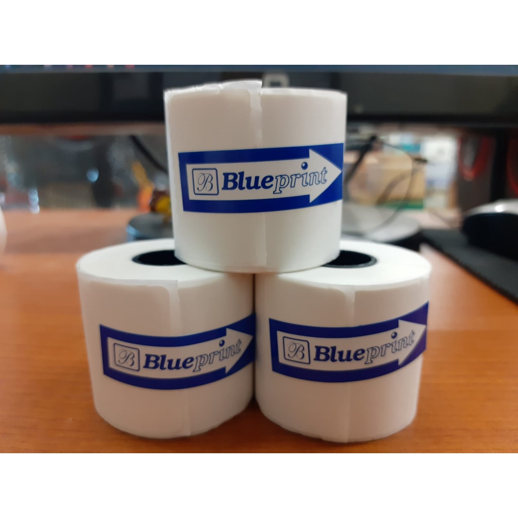 

DIRECT THERMAL STICKER / LABEL STIKER BLUEPRINT 33x19x1 LINE 40MM