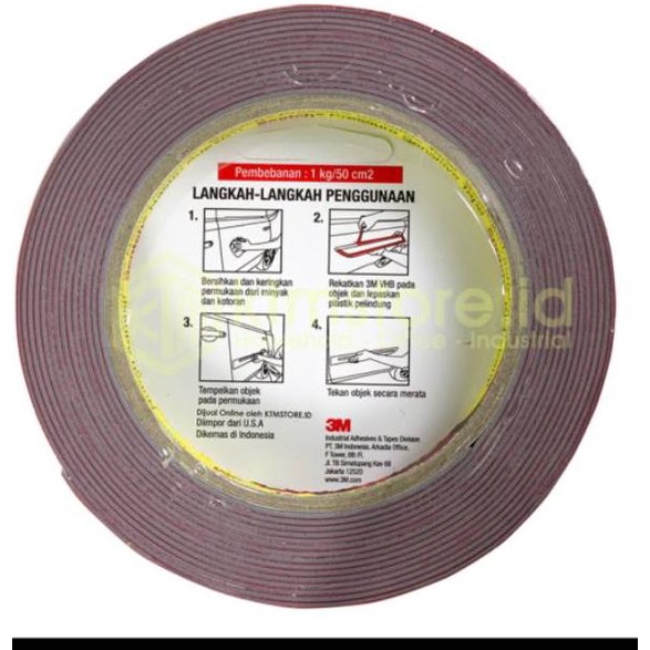 

(|C-QG|)♬❥ 3M Double Tape VHB 12MM /24MM x 4.5MM terviral
