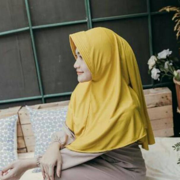 バ Hijab instan jilbab instan kerudung instan bergo kaos pet antem ukuran M ㍐