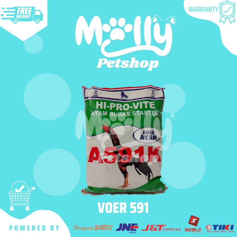 Makanan Ayam Jago Voer Ayam Aduan 591 Hi Pro-Vite Anakan