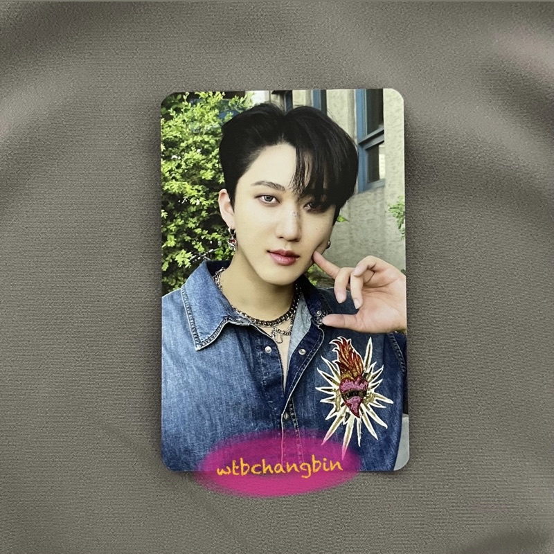 stray kids changbin bdm blue dream media maxident photocard