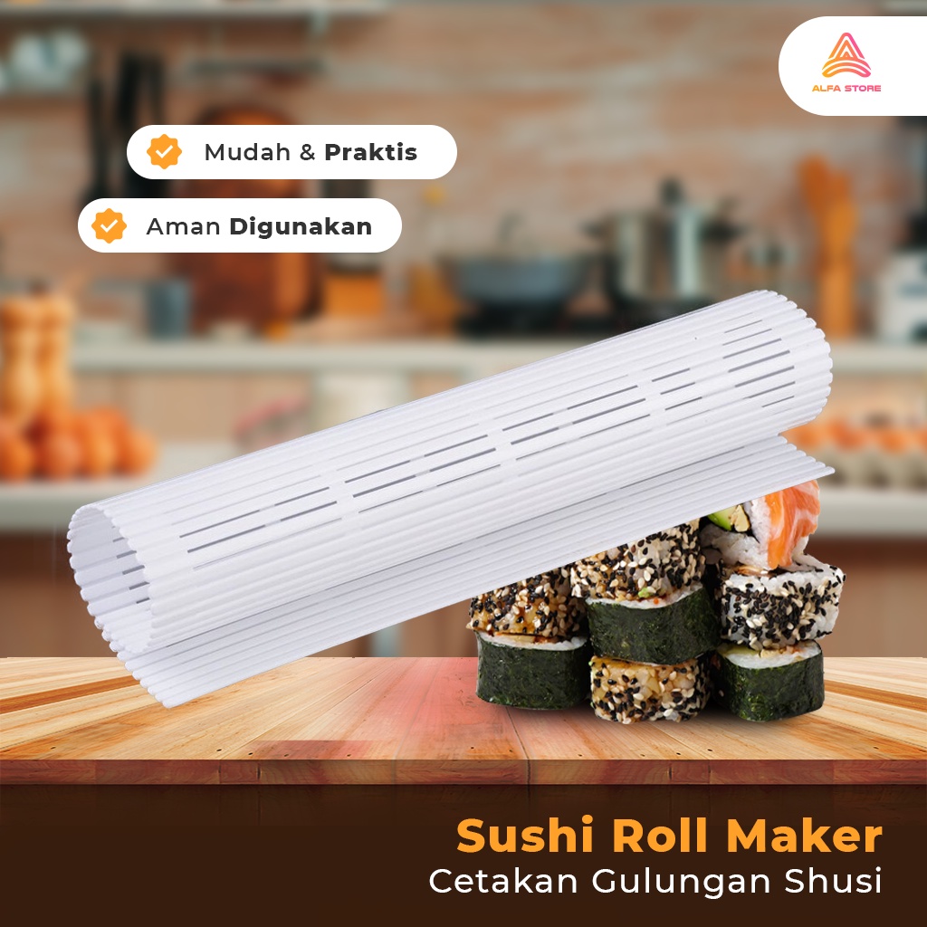 Cetakan Gulungan Sushi Alat Pembuat Sushi Roll Maker